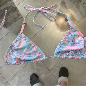 American Apparel Triangle bikini top